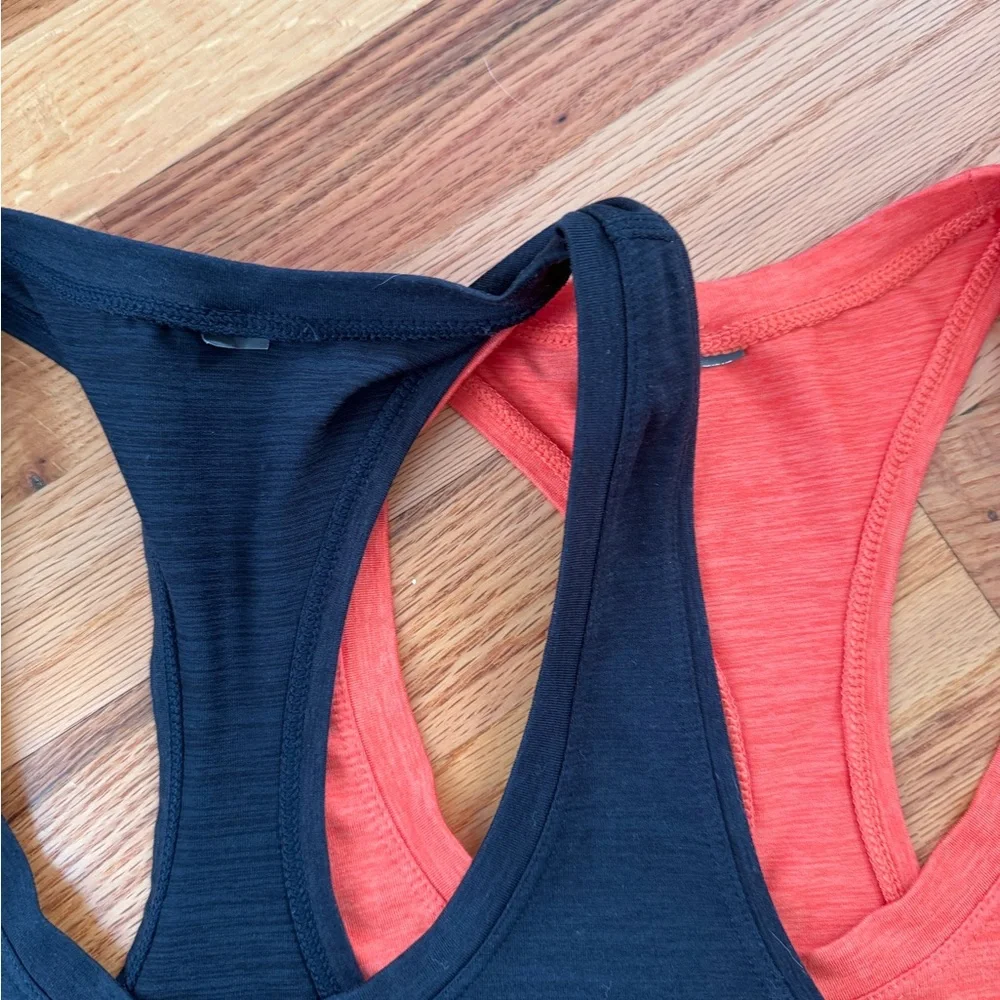 Vuori Lux performance Black and Orange Tank Top Bundle - Picture 3 of 3